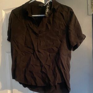 Velvet Heart Elegant Black Blouse